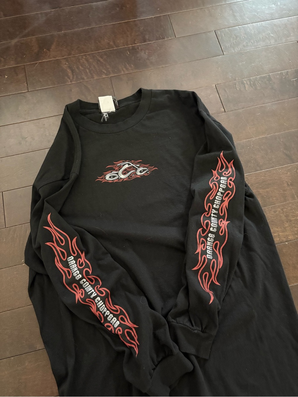 Vintage orange county choppers long sleeve with sleeve hits